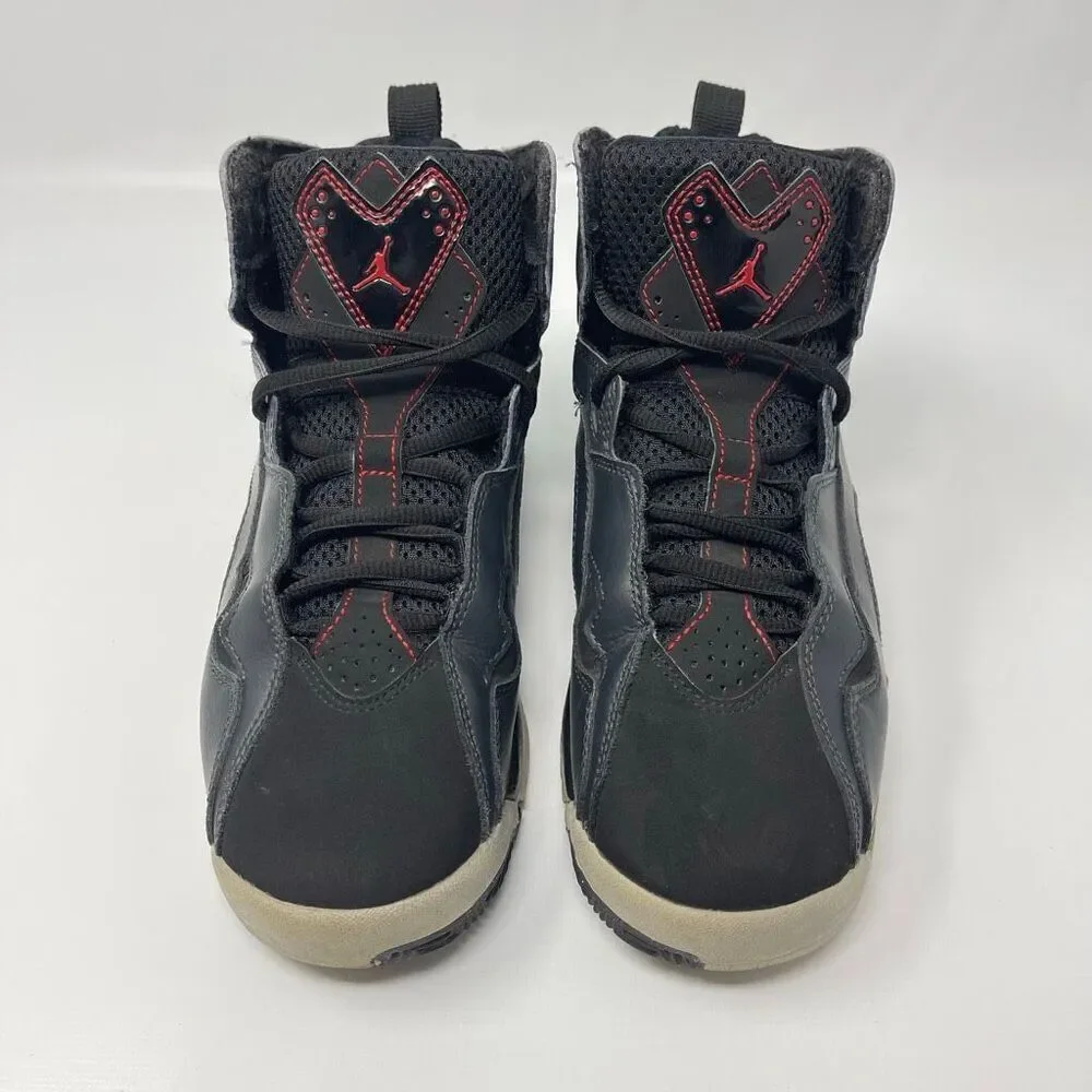Nike Air Jordan True Flight GS BG Bred Basketball Shoes 343795-002 Youth Size 5Y